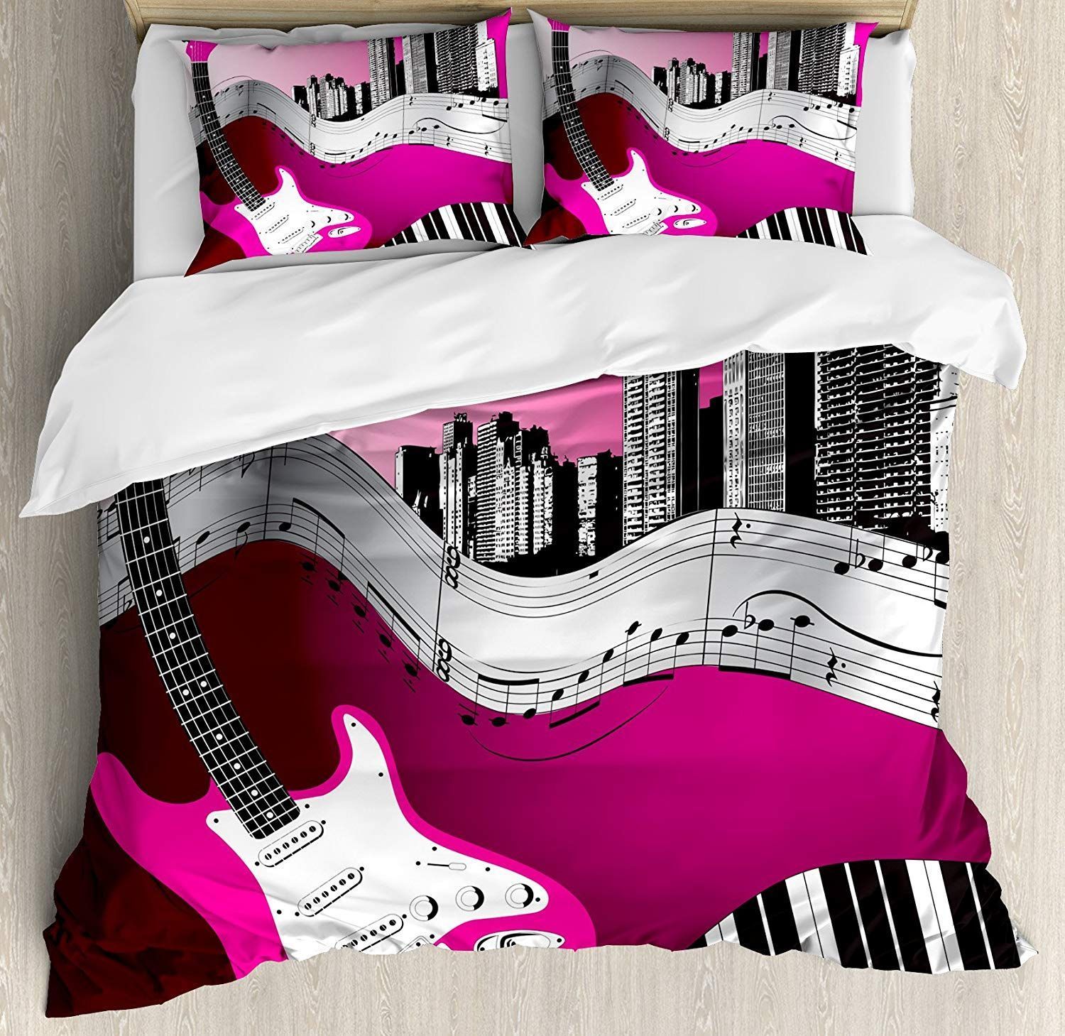 Guitar Music Bedding Set