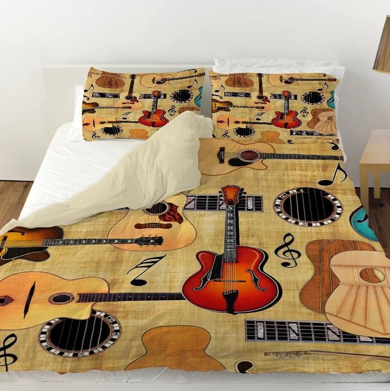 Guitar Music Bedding Set