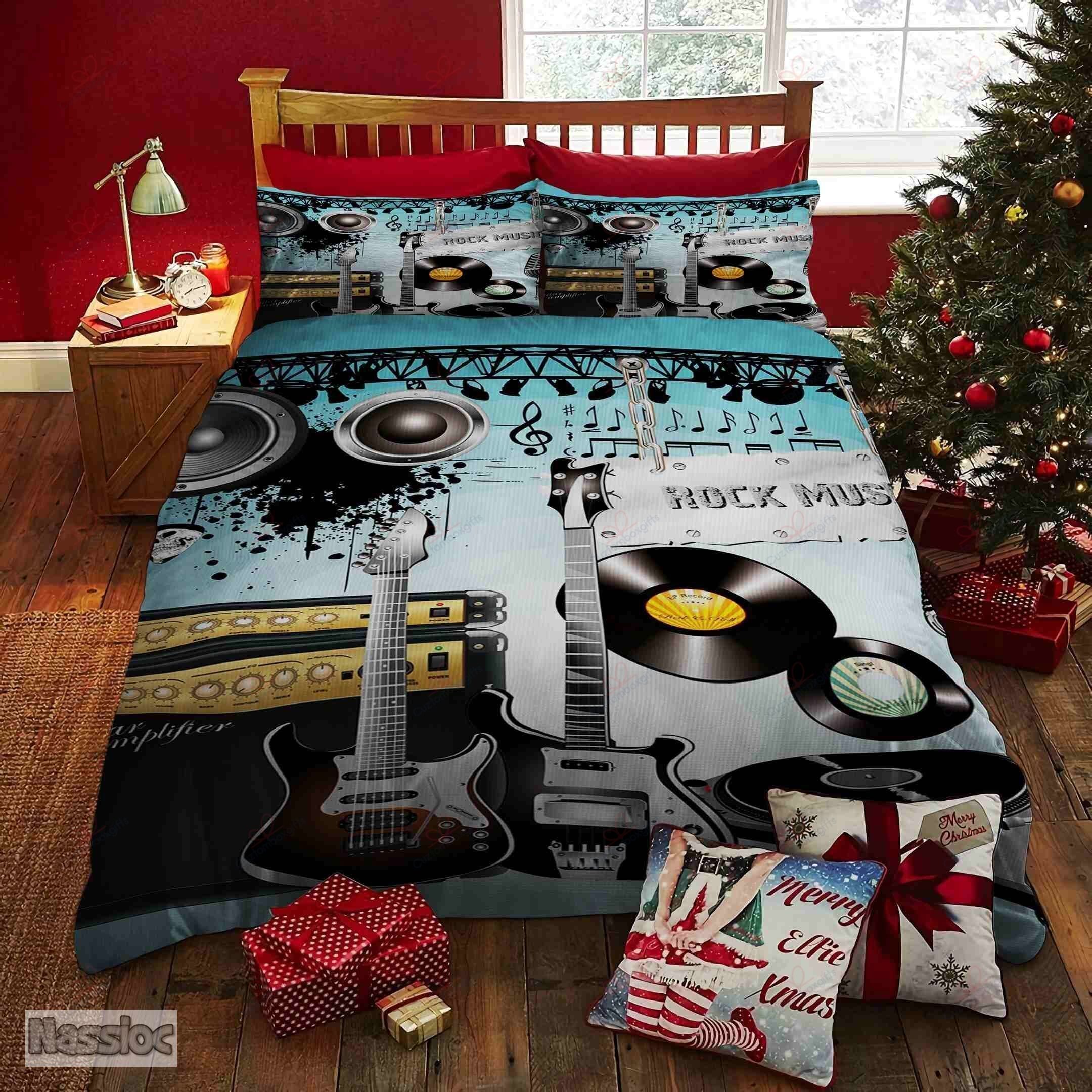 Guitar Music Bedding Set