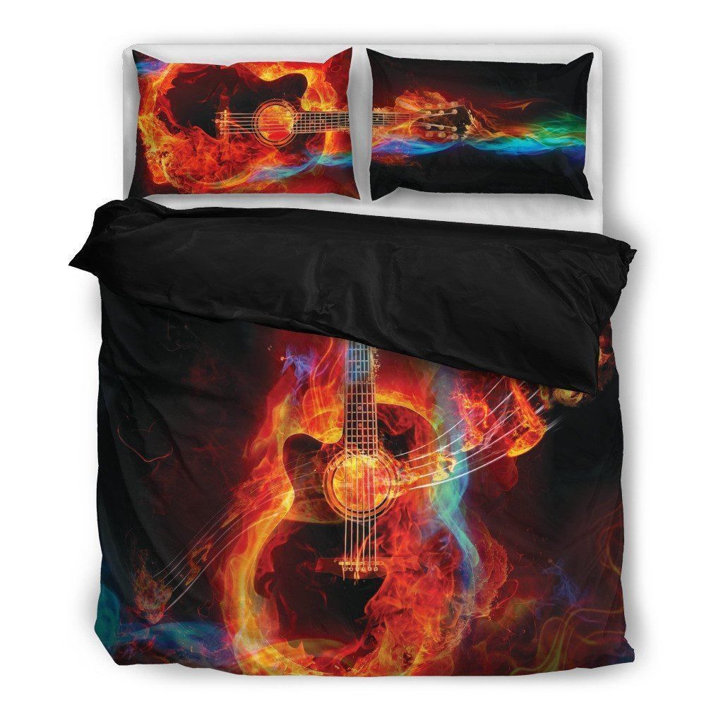 Guitar Music Lover Bedding Set