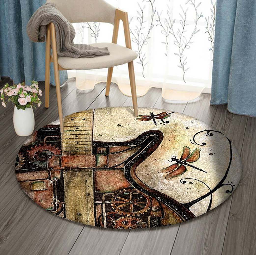 Guitar Round Carpet