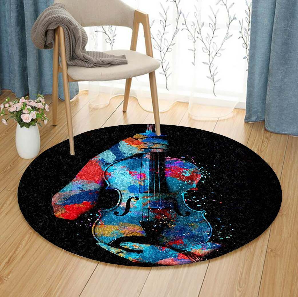 Guitar Round Carpet