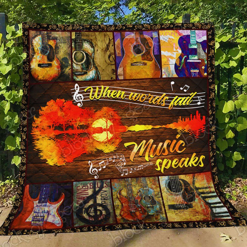 Guitar Quilt Blanket DHC13123932VT