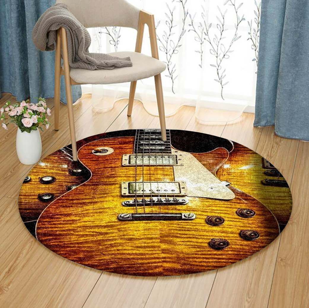 Guitar Round Carpet