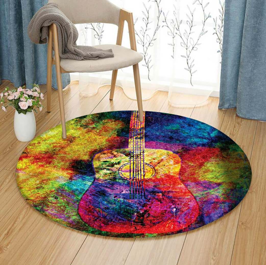 Guitar Round Carpet