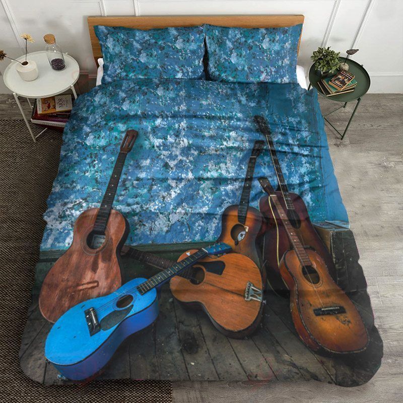 Guitar Vintage Bedding Set