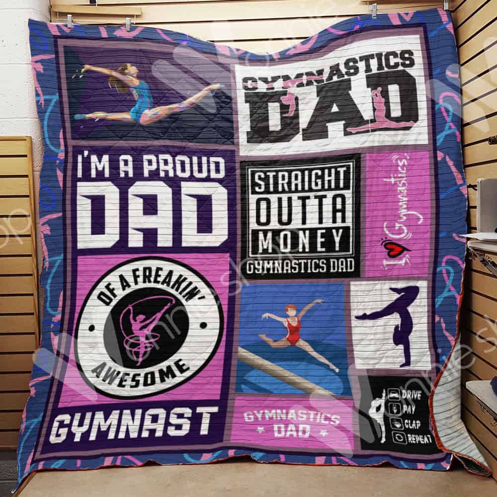 Gymnastic Dad Quilt Blanket DHC1102437TD