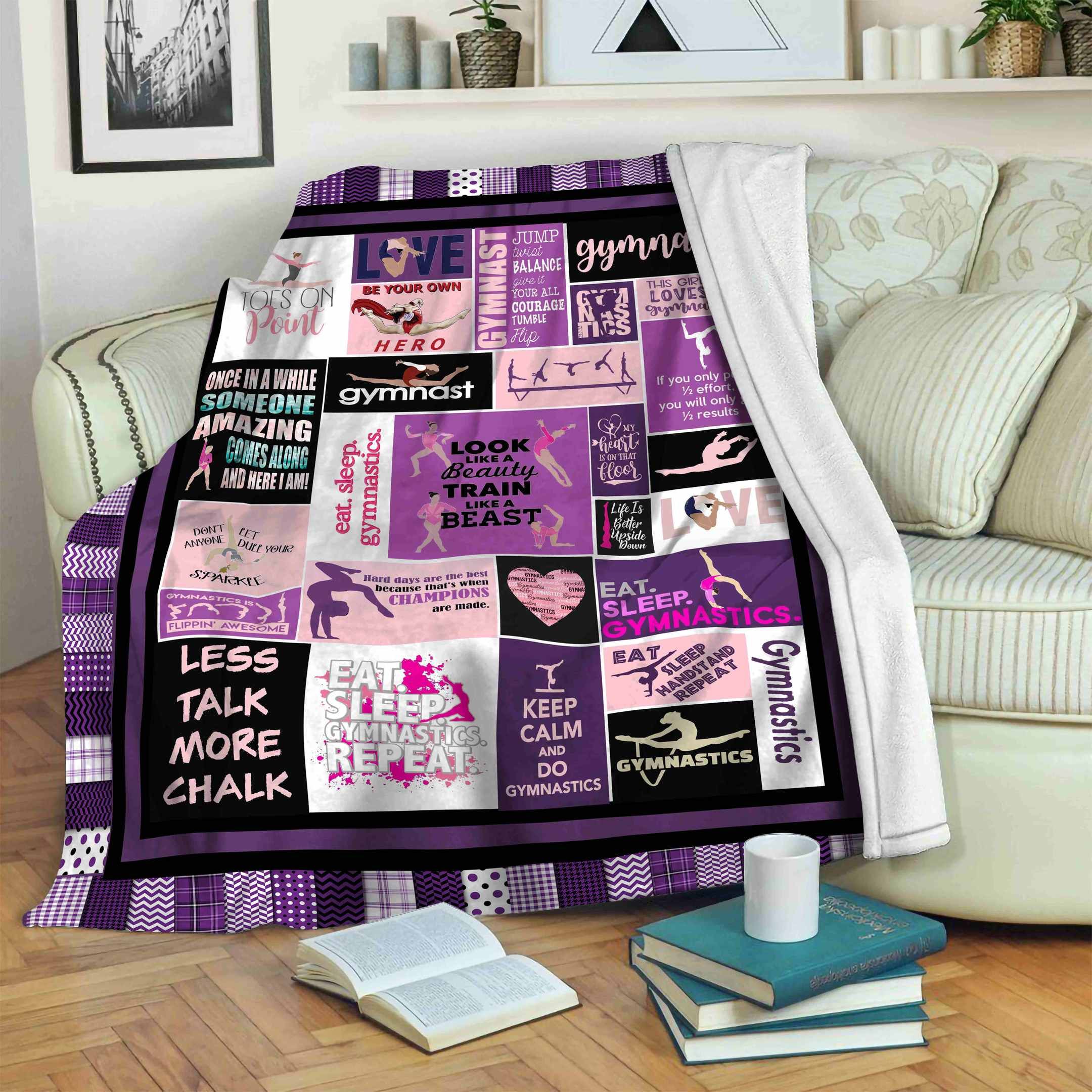 Gymnastic Fleece Blanket