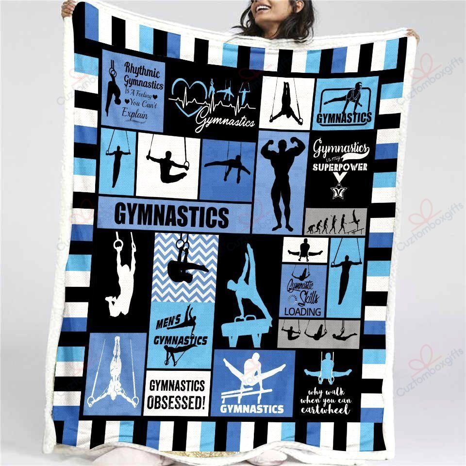 Gymnastics Fleece Blanket