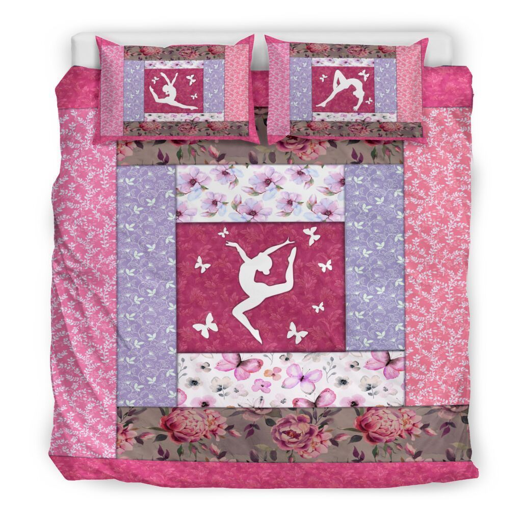 Gymnastics Pattern Block Bedding Set