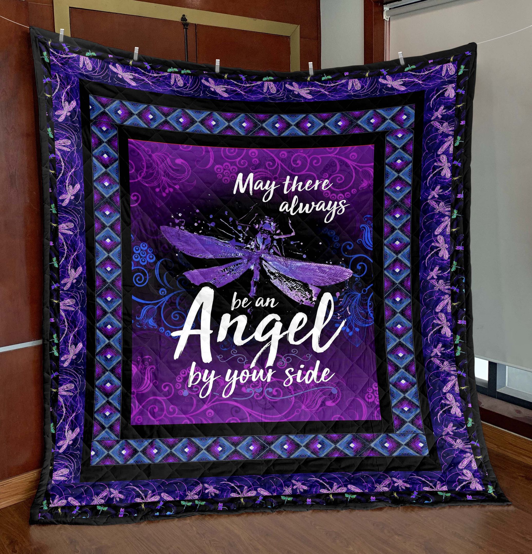 Ha0208 Dragonfly Be An Angel Quilt Christmas Gift Dhc16122852Dd