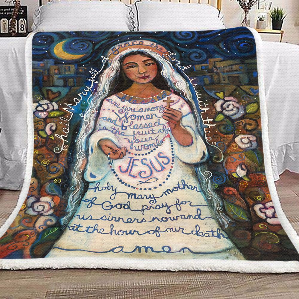 Hail Mary Fleece Blanket
