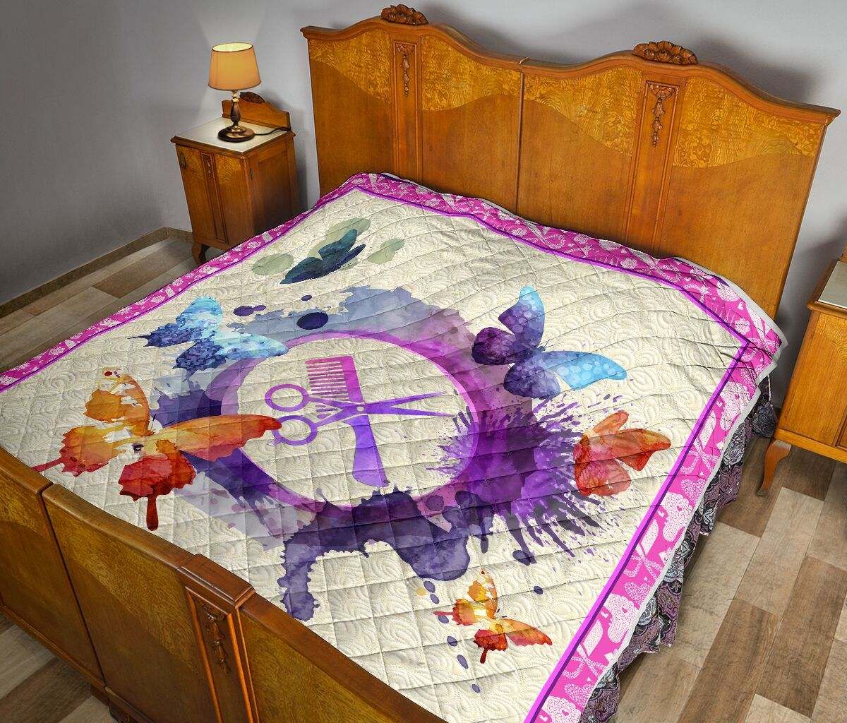 HAIRSTYLIST BUTTERFLY QUILT DHC281111595DD