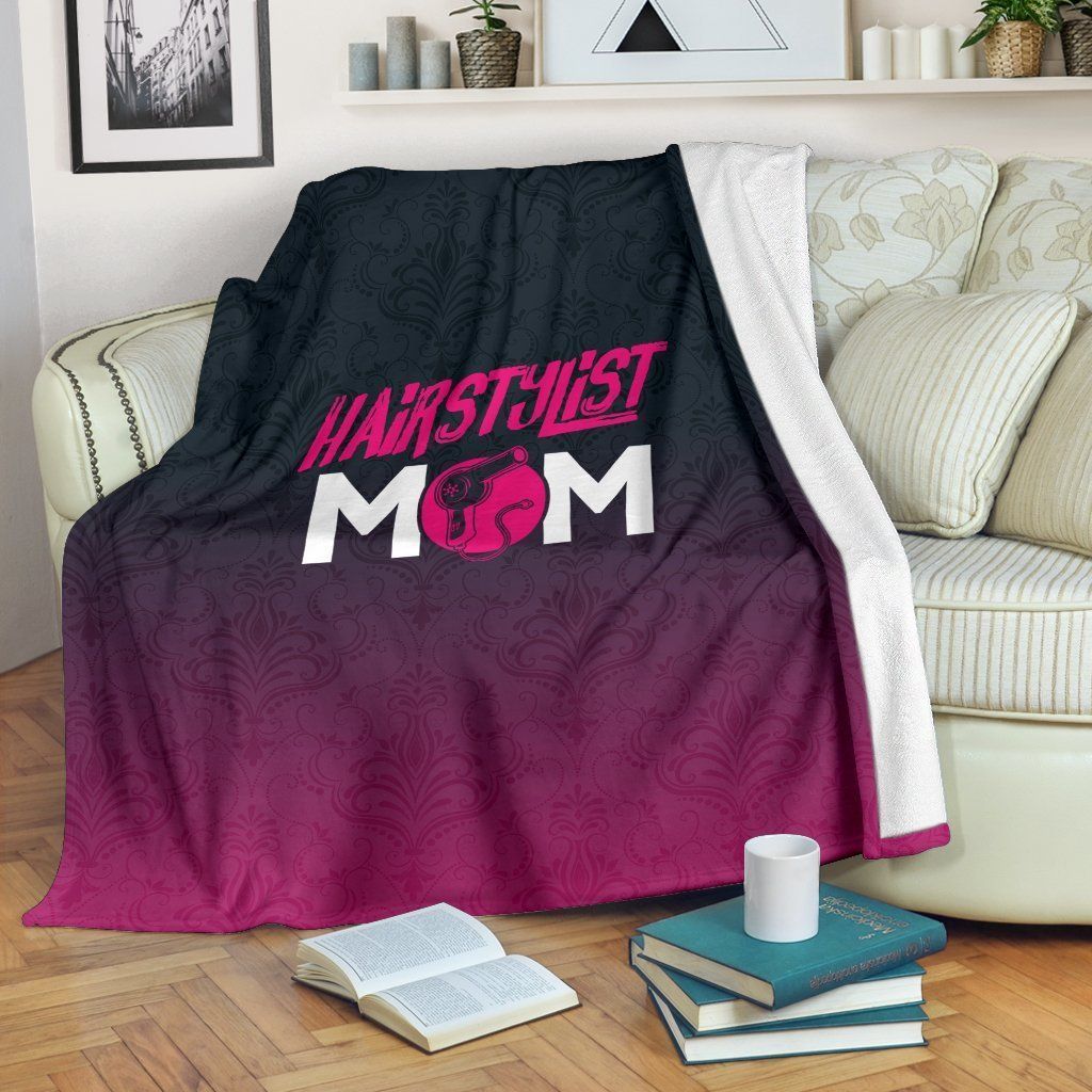 Hairstylist Mom Sherpa Fleece Blanket