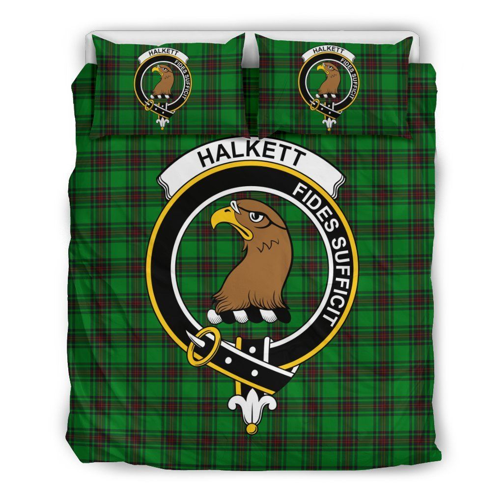 Halkett Clan Badge Tartan Bedding Set
