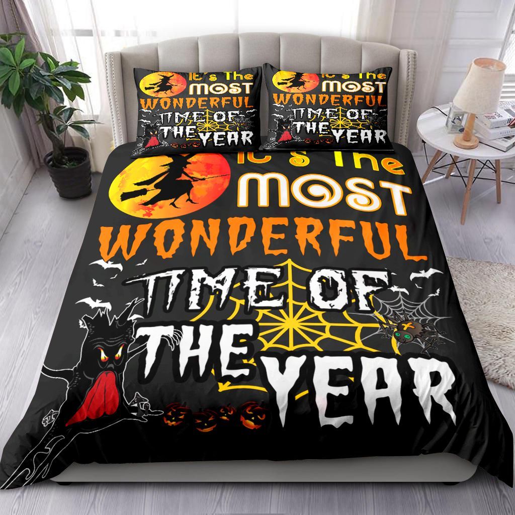 Halloween Best Time Of The Year Bedding Set