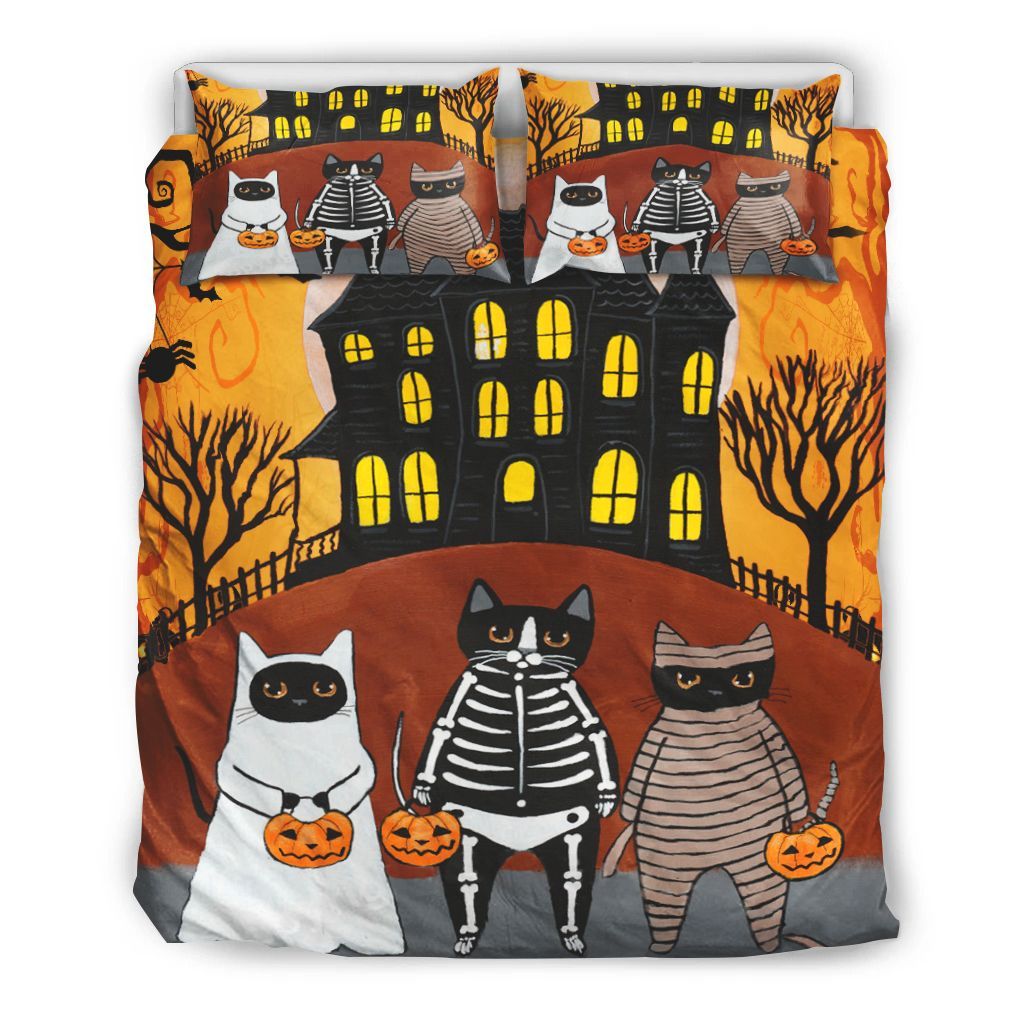 Halloween Cats Bedding Set