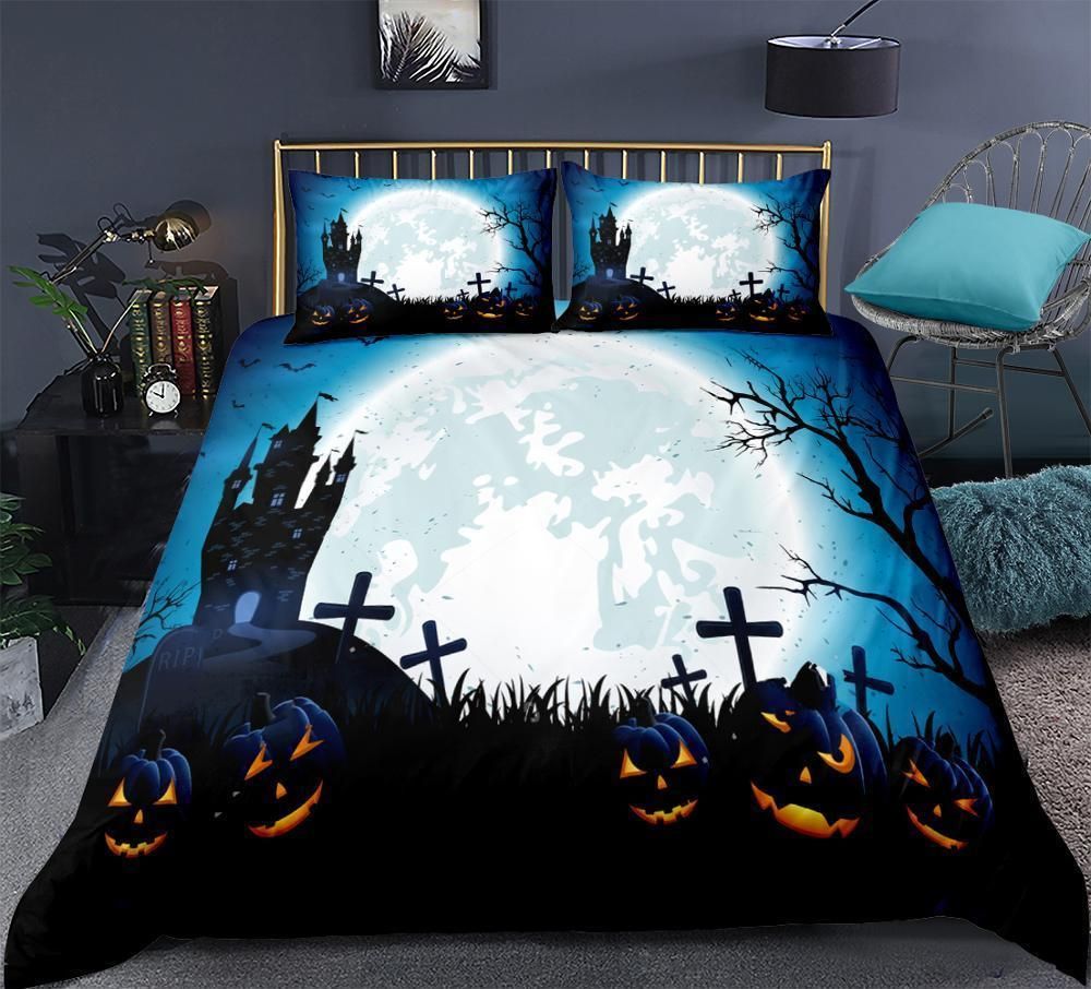 Halloween Dark Castle Bedding Set