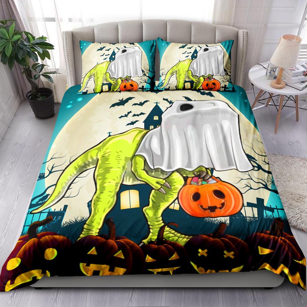 Halloween Dinosaur Bedding Set