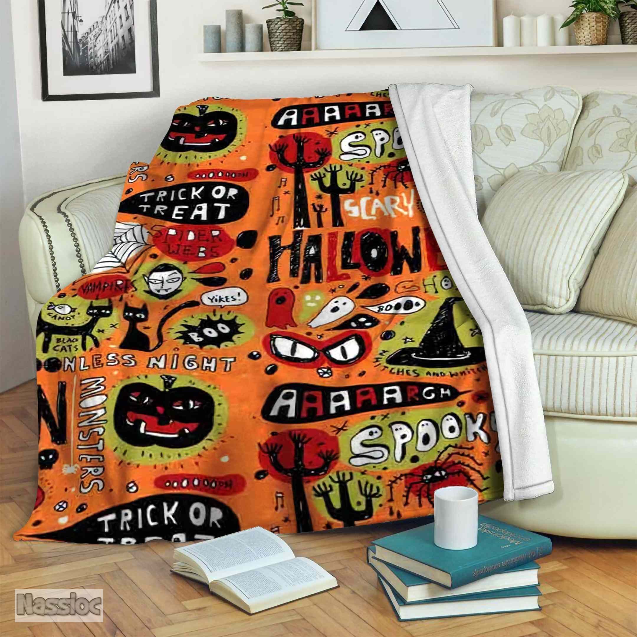 Halloween Fleece Blanket