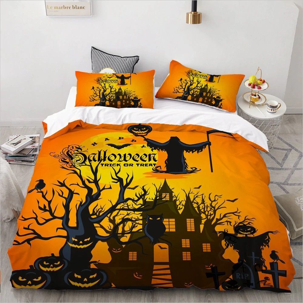 Halloween Horror Forest Bedding Set
