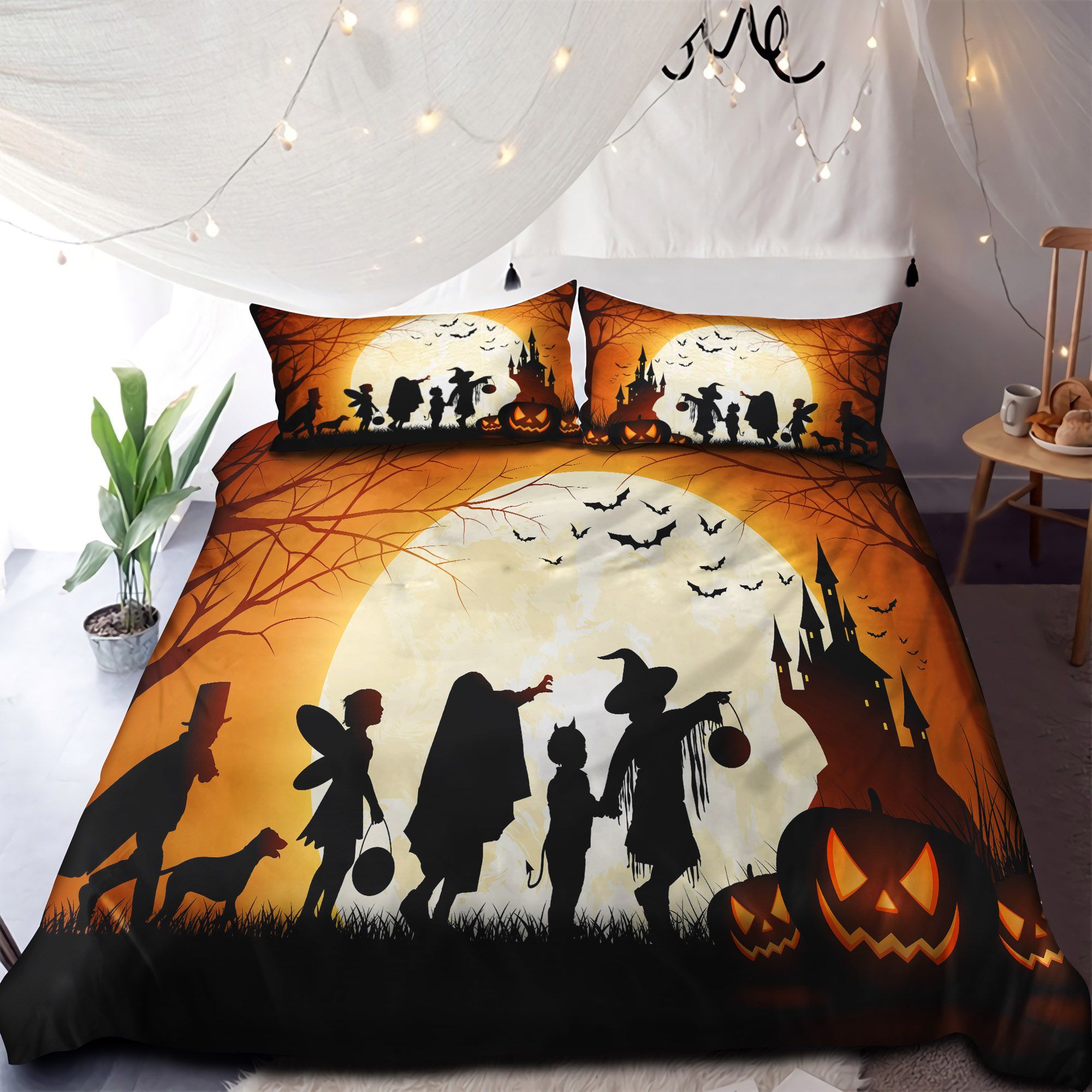 Halloween Party Lets Play Bedding Set