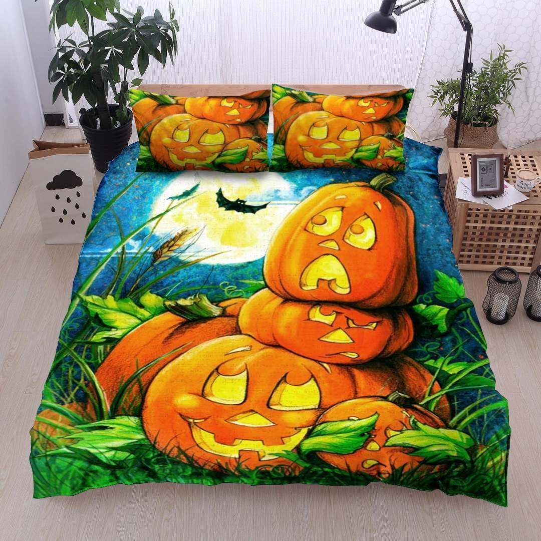 Halloween Pumpkin Bedding Set