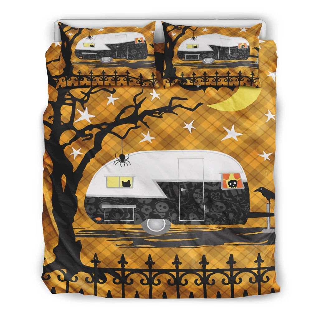 Halloween Vintage Camper Bedding Set