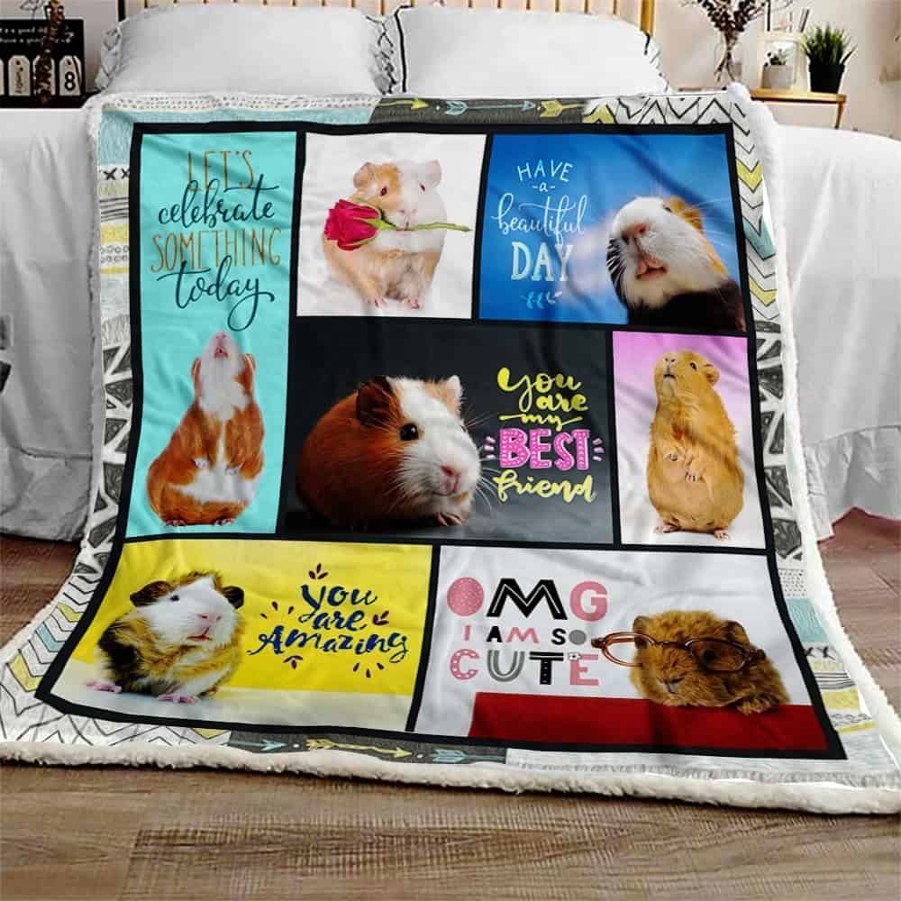 Hamster Sherpa Fleece Blanket