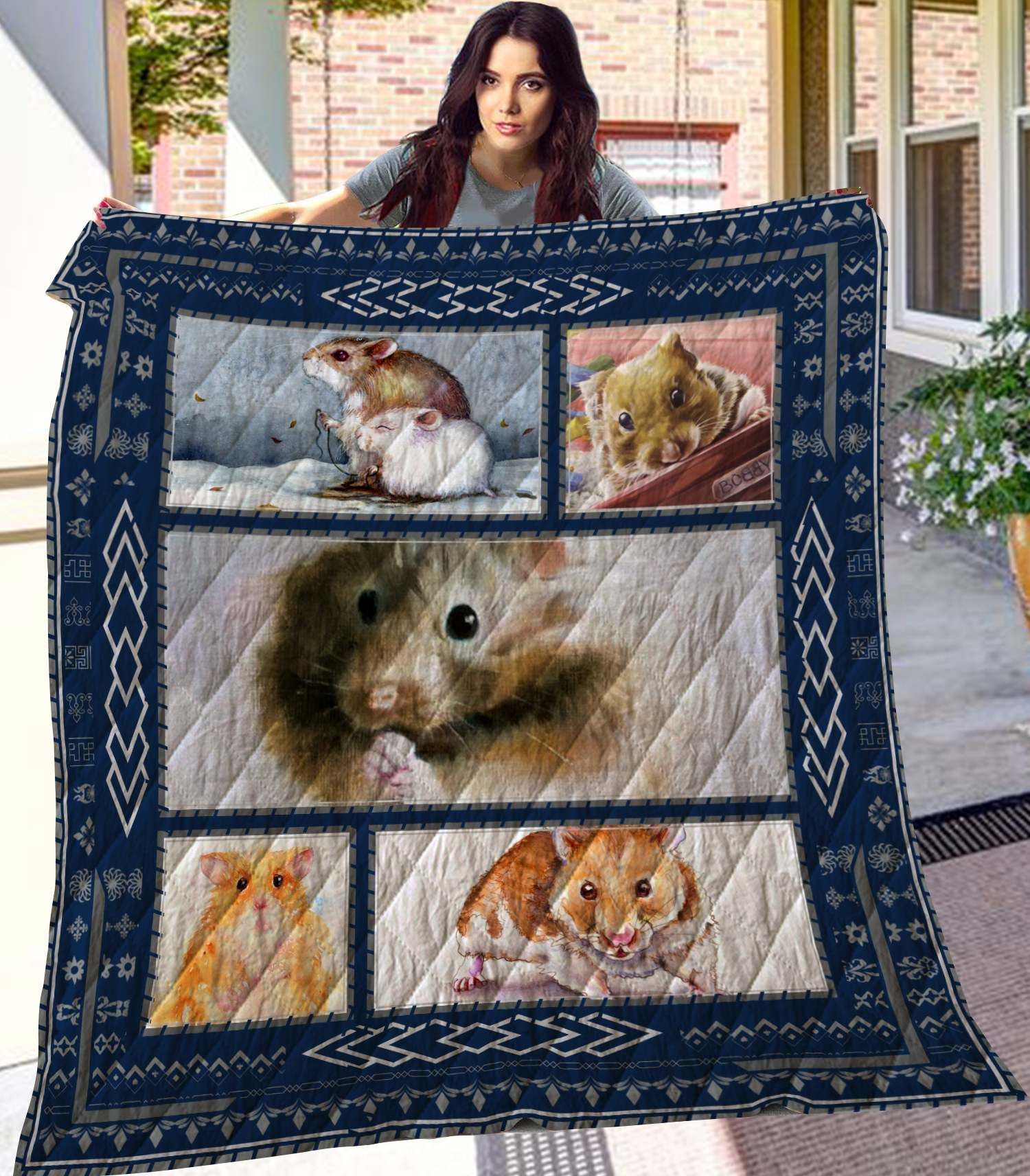 Hamster Quilt Blanket DHC291169VT