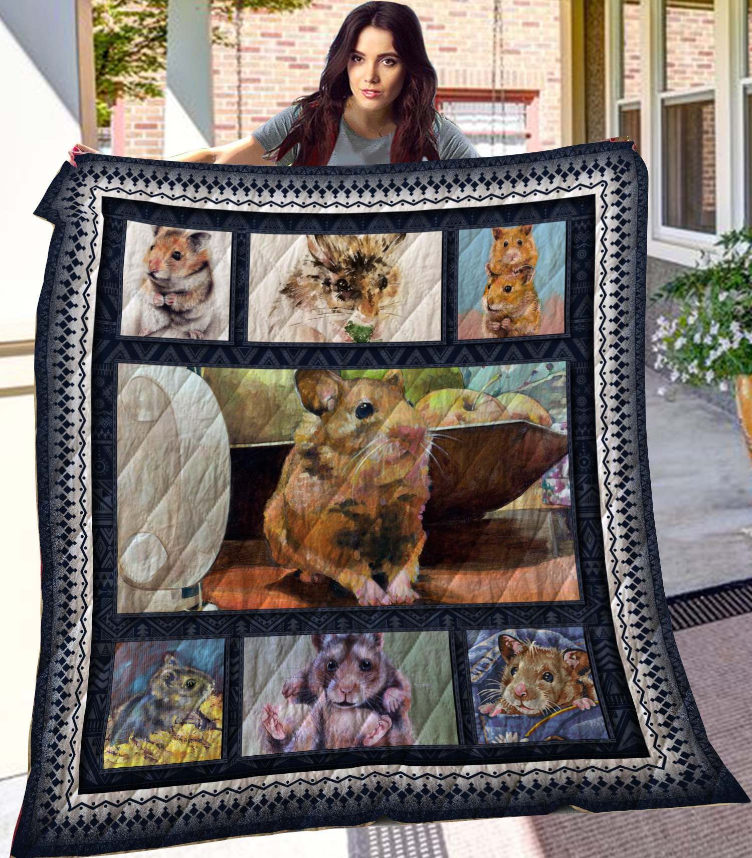 Hamster Quilt Blanket DHC291170VT