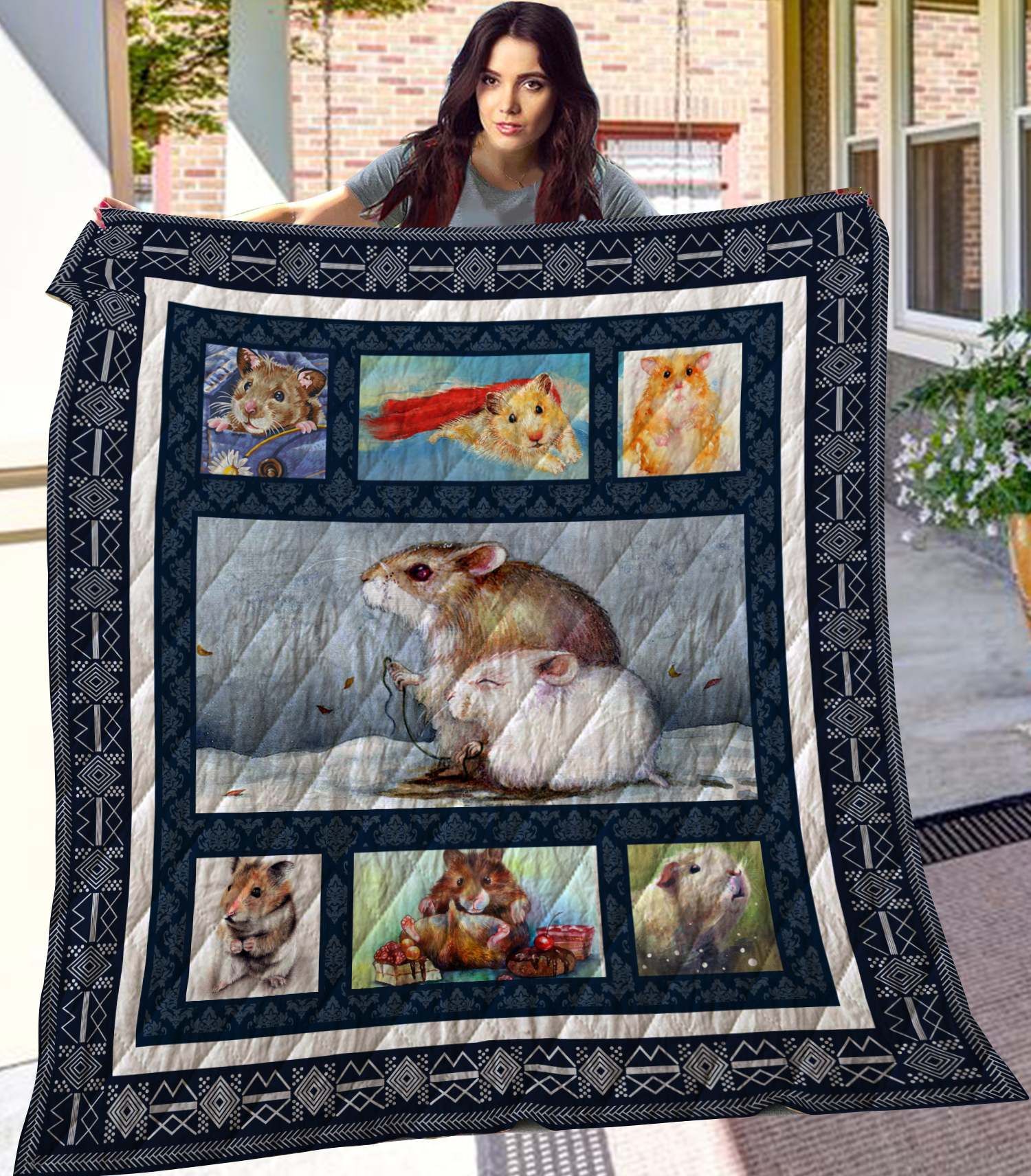 Hamster Quilt Blanket DHC291171VT