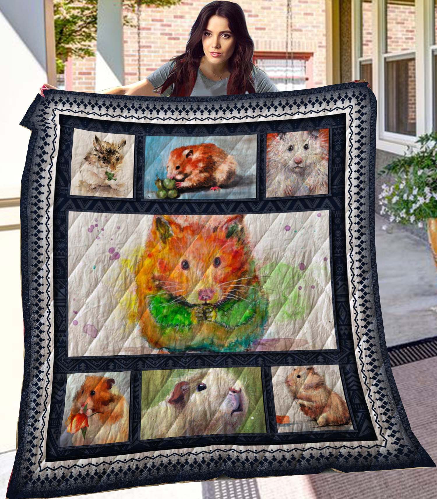 Hamster Quilt Blanket DHC291172VT
