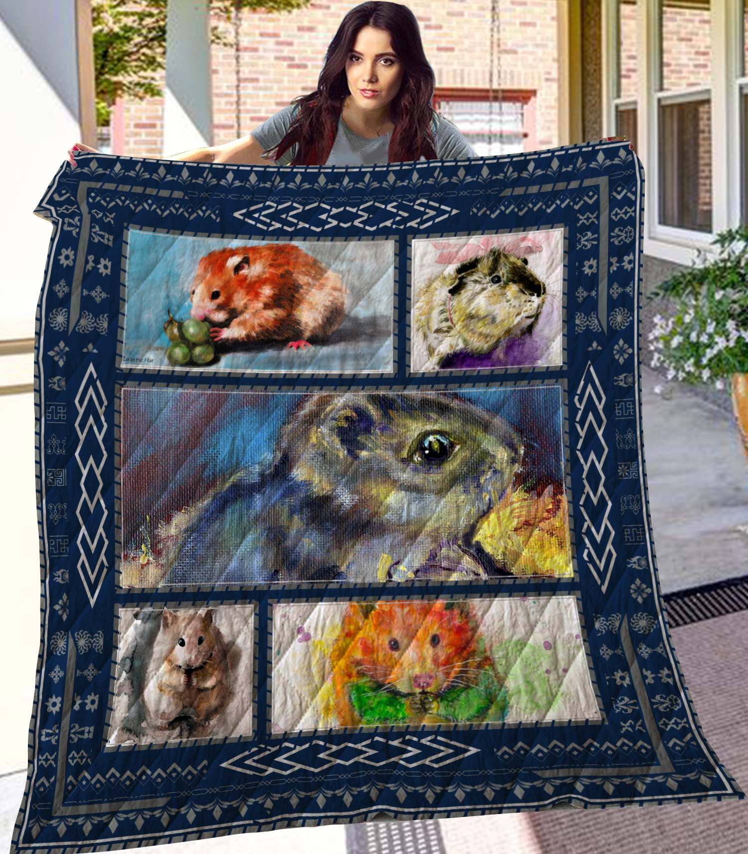 Hamster Quilt Blanket DHC291173VT
