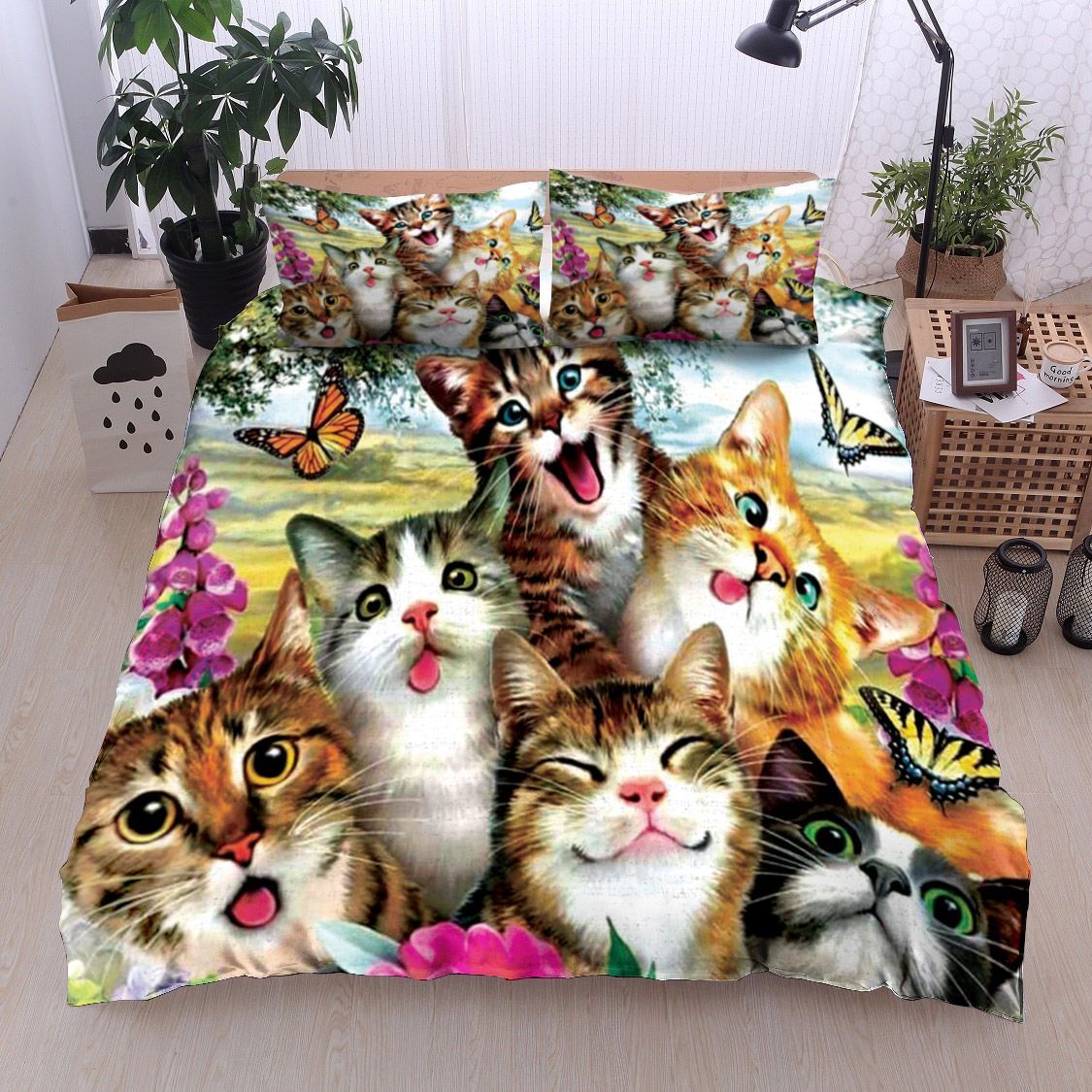 Happy Cats Bedding Set