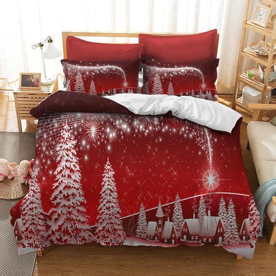 Happy Christmas Night Bedding Set