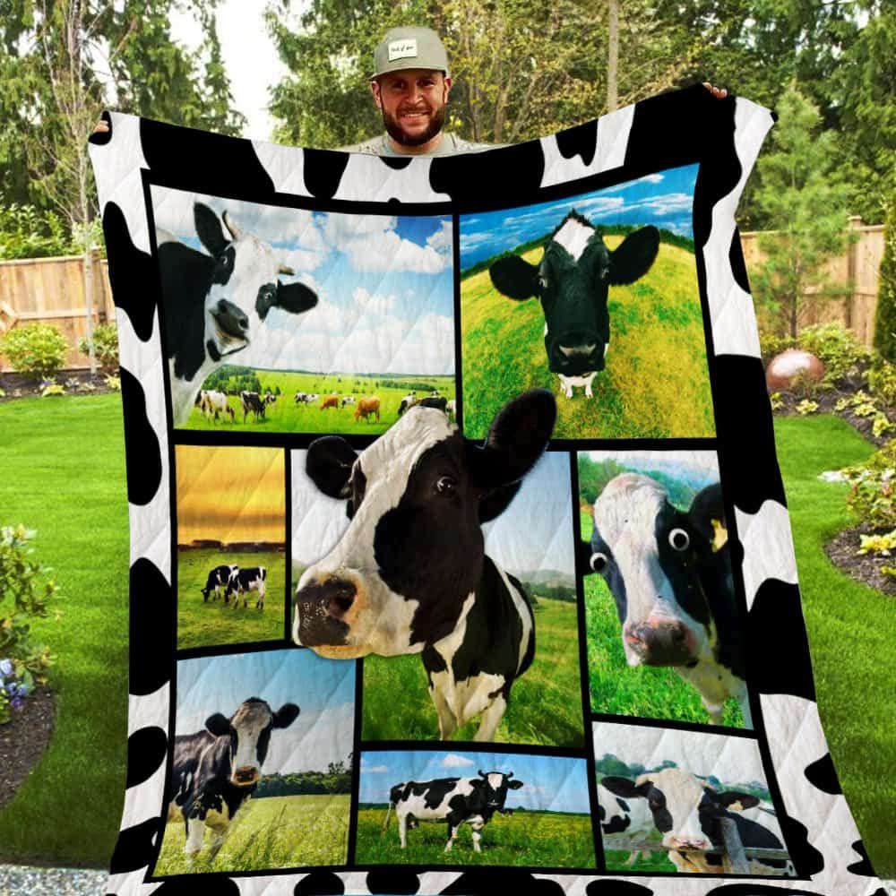 Happy Cows Washable Quilt Blanket 1303 P42 Dhc1312242Dd