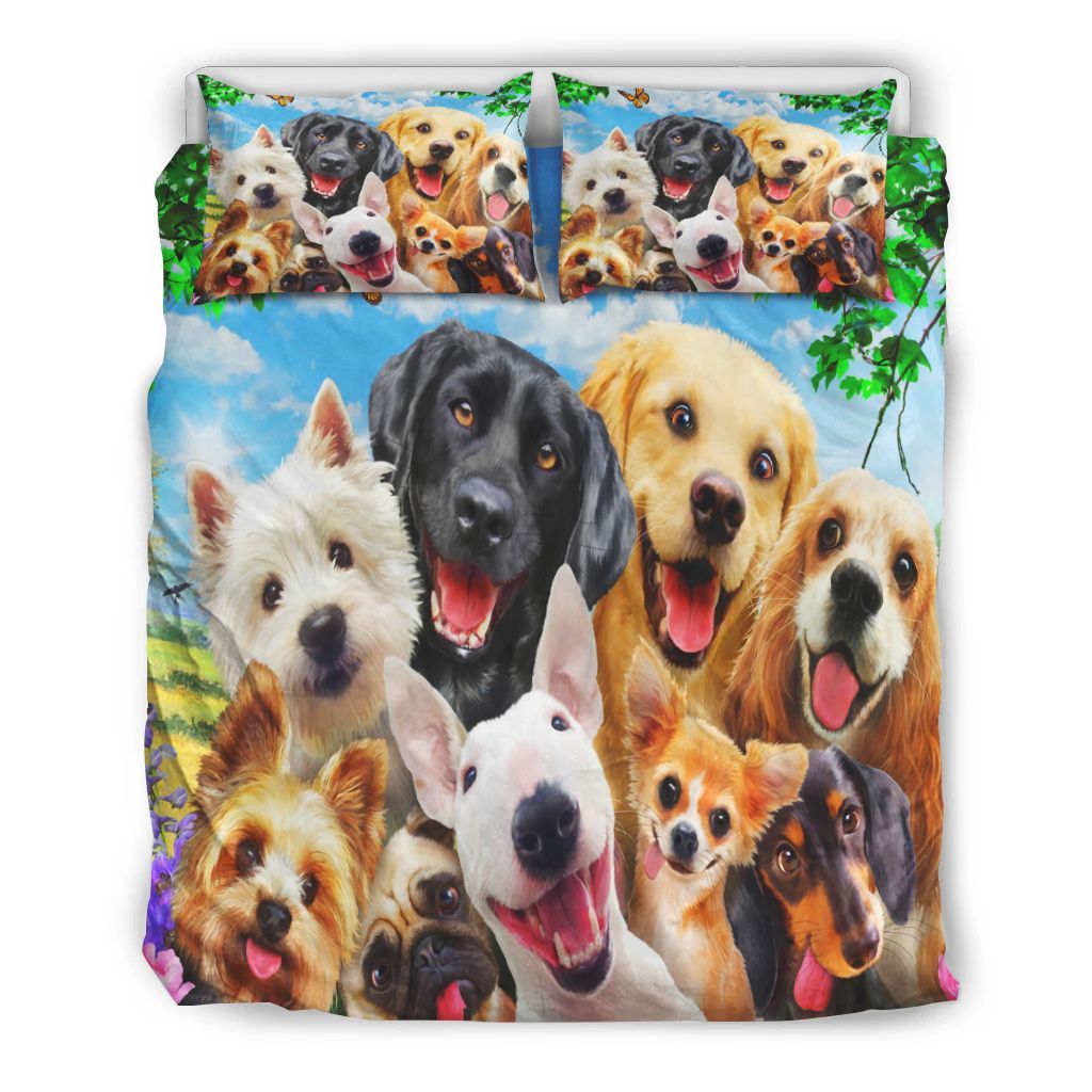 Happy Dogs Bedding Set