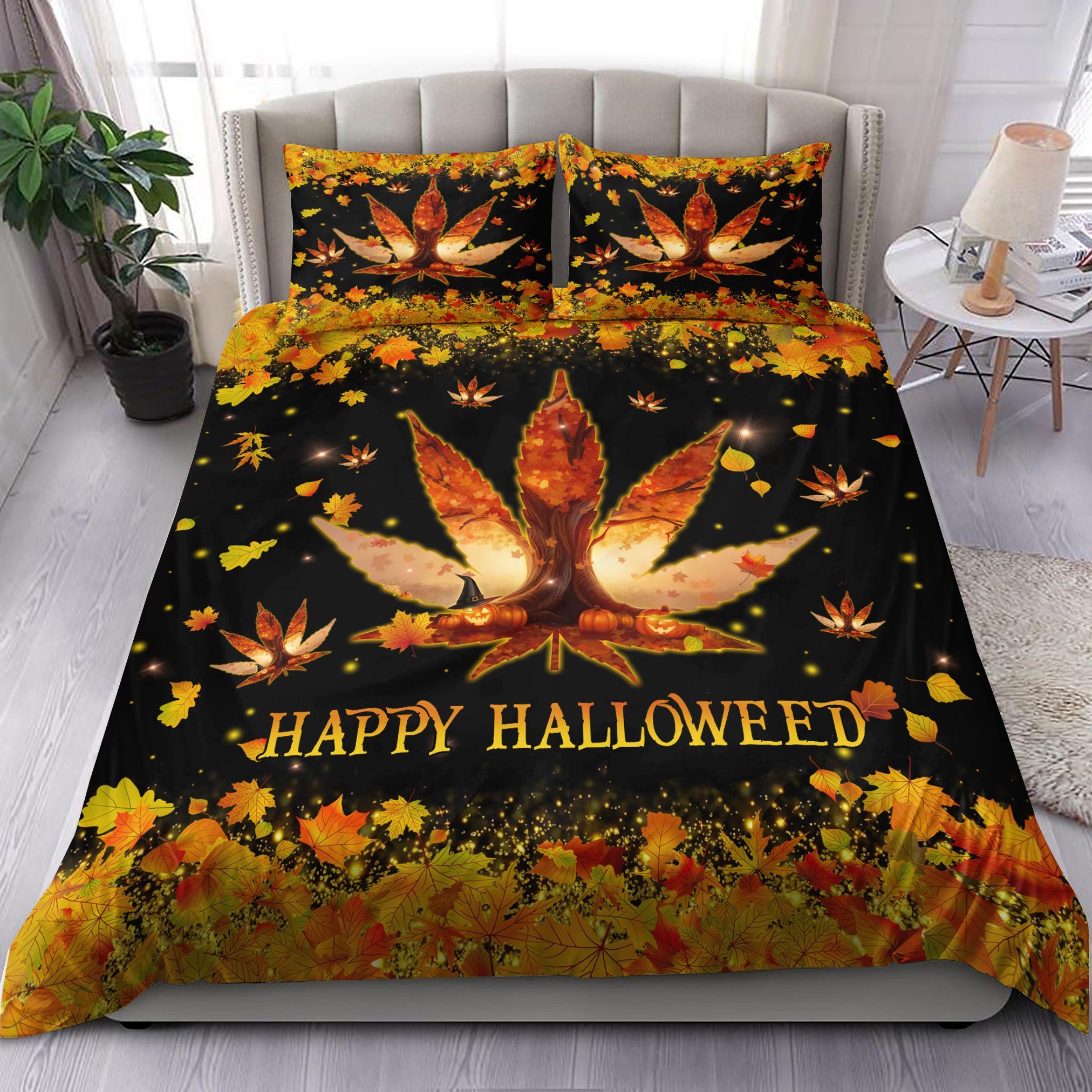 Happy Halloweed Bedding Set