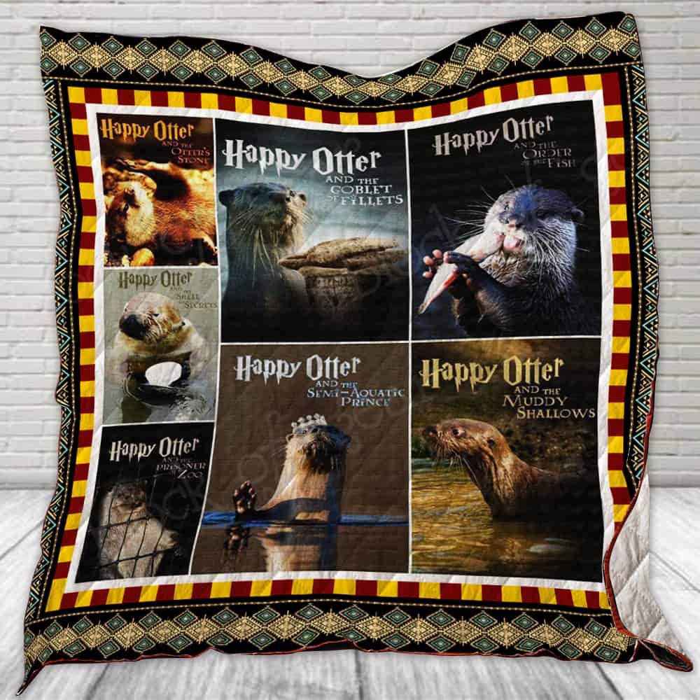 Happy Otter Quilt Th493 Dhc11123194Dd