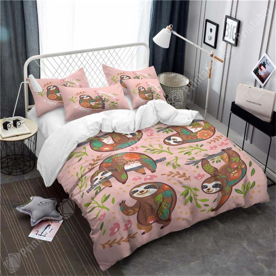 Happy Sloth Bedding Set