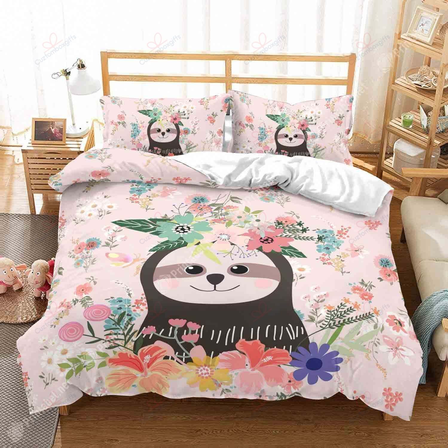 Happy Sloth Bedding Set