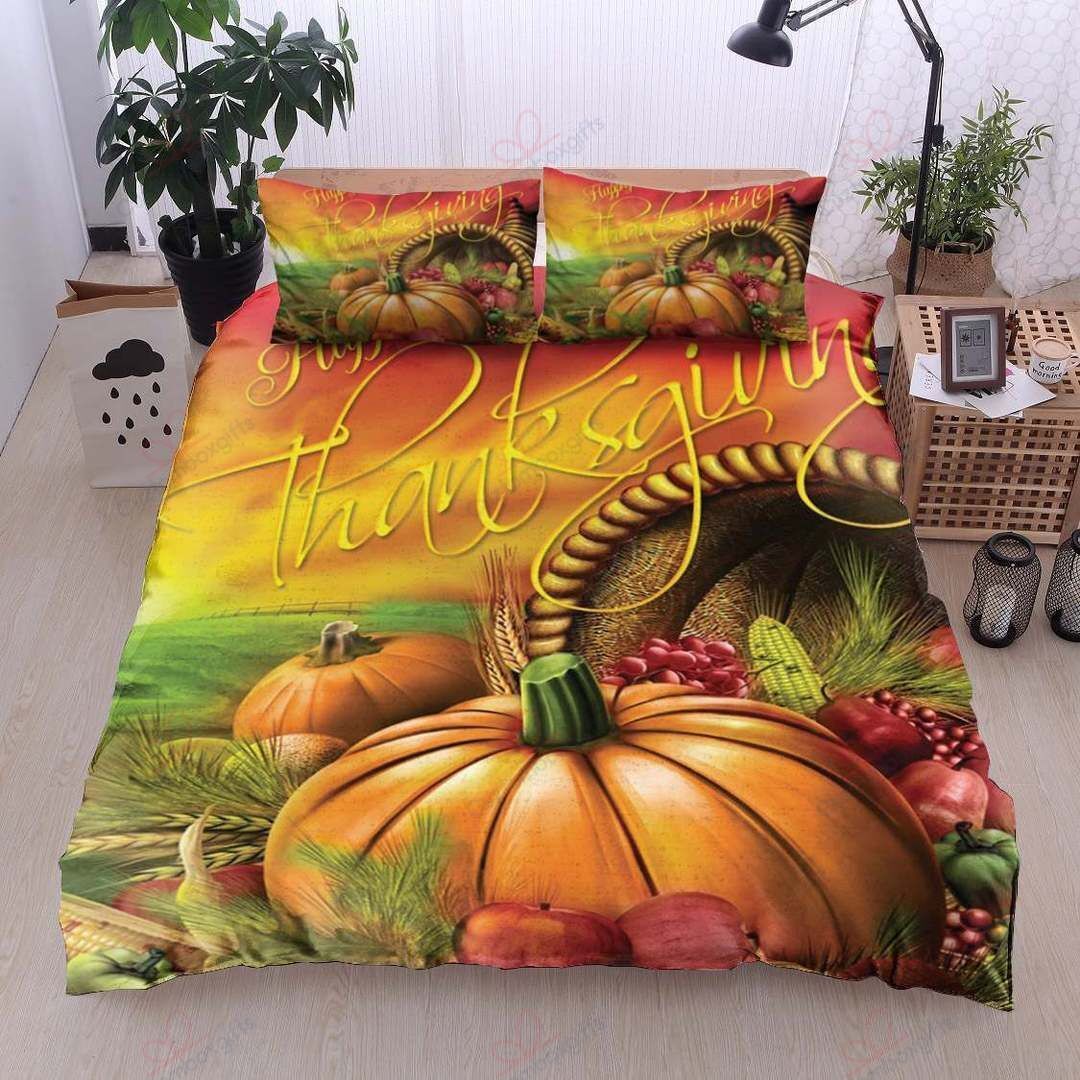 Happy Thanksgiving Bedding Set