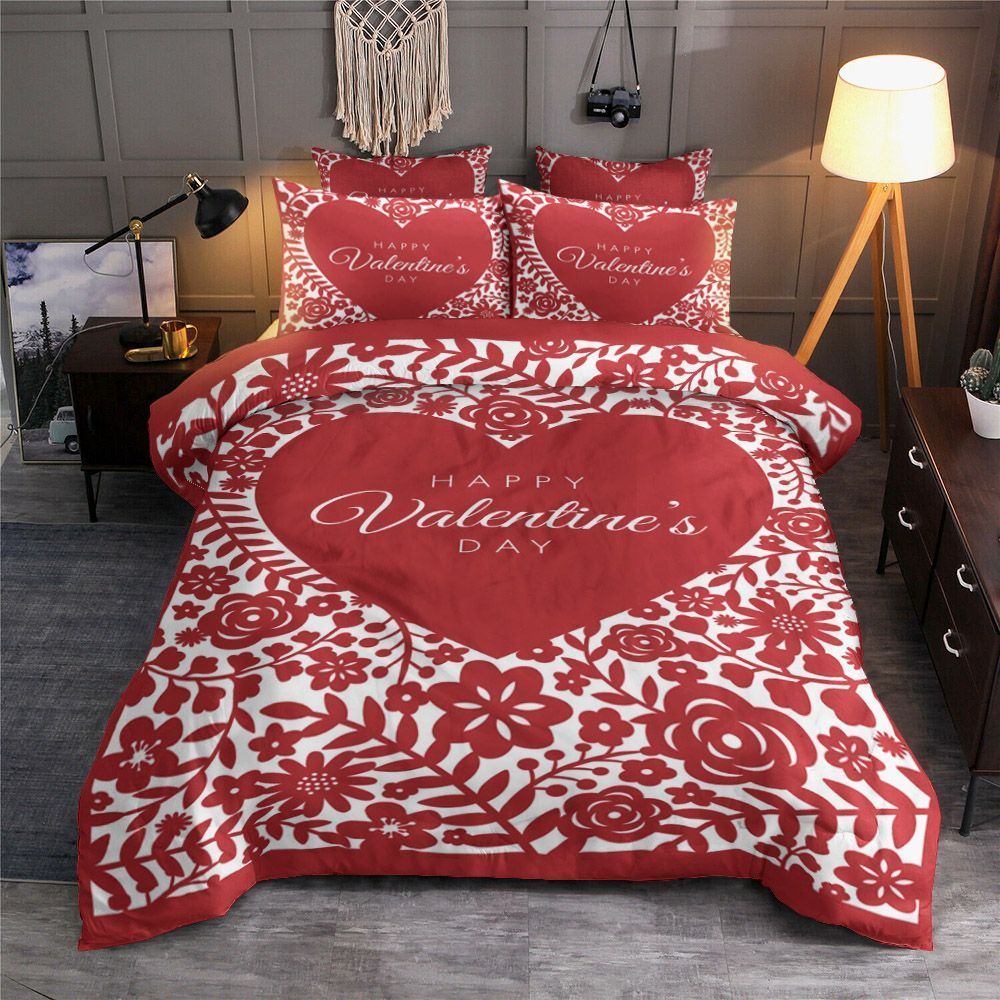 Happy Valentines Day Bedding Set