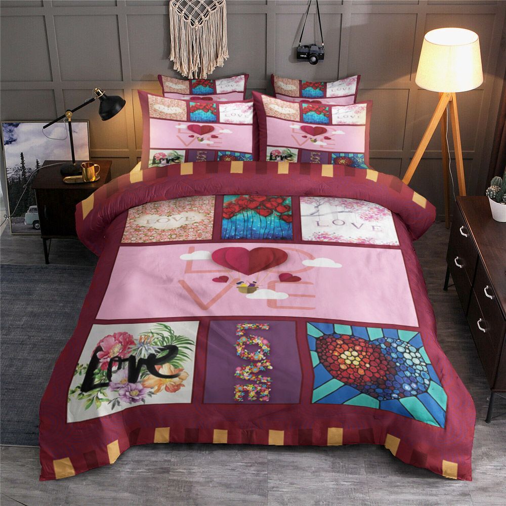 Happy Valentines Day Bedding Set