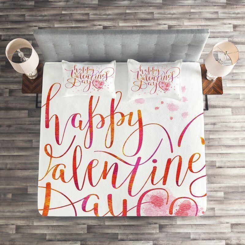 Happy Valentines Day Bedding Set