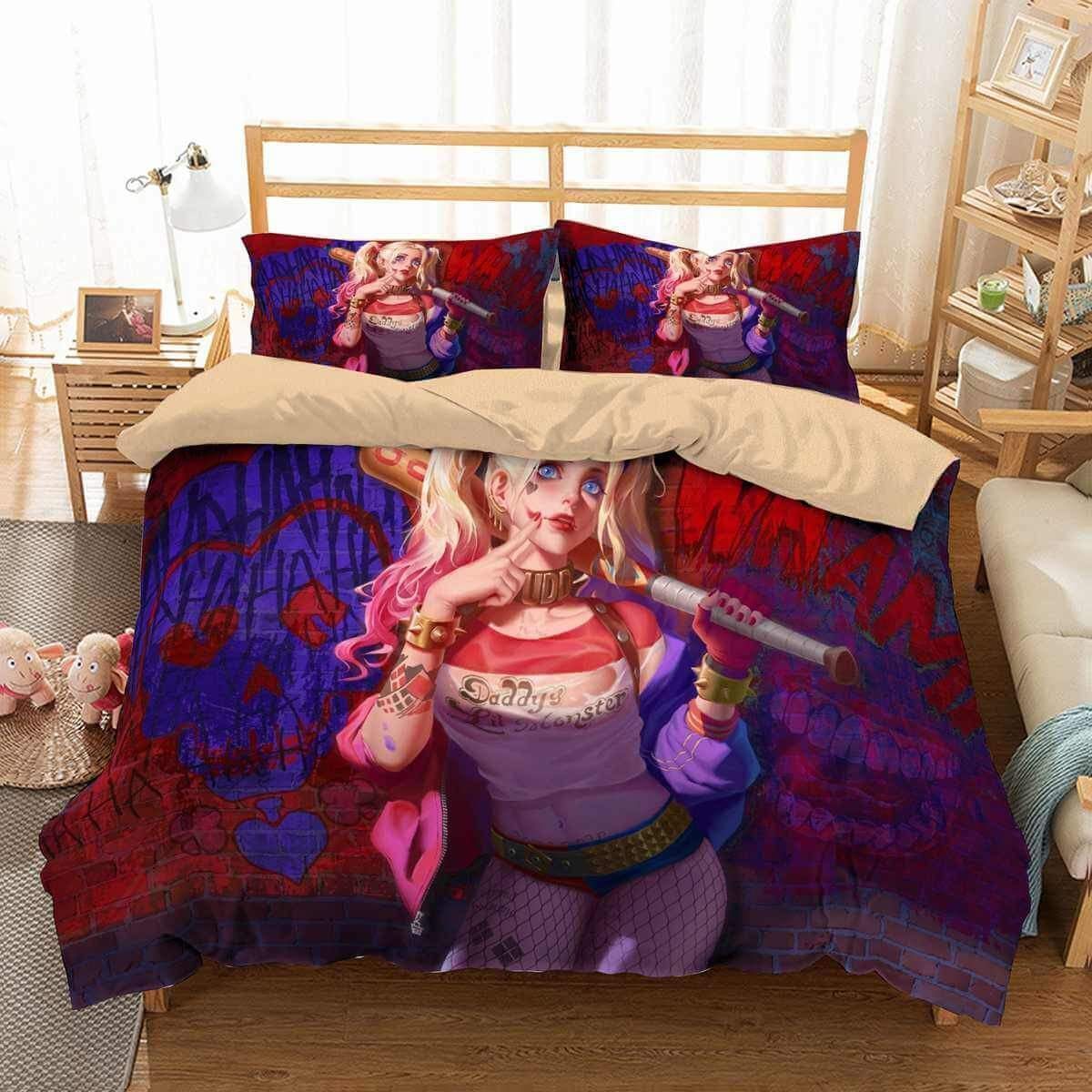 Harley Quinn Bedding Set