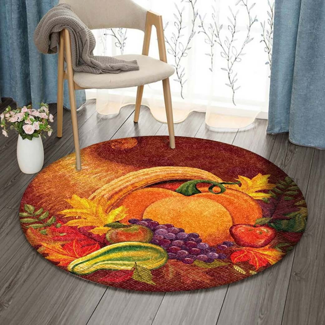 Harvest Round Carpet