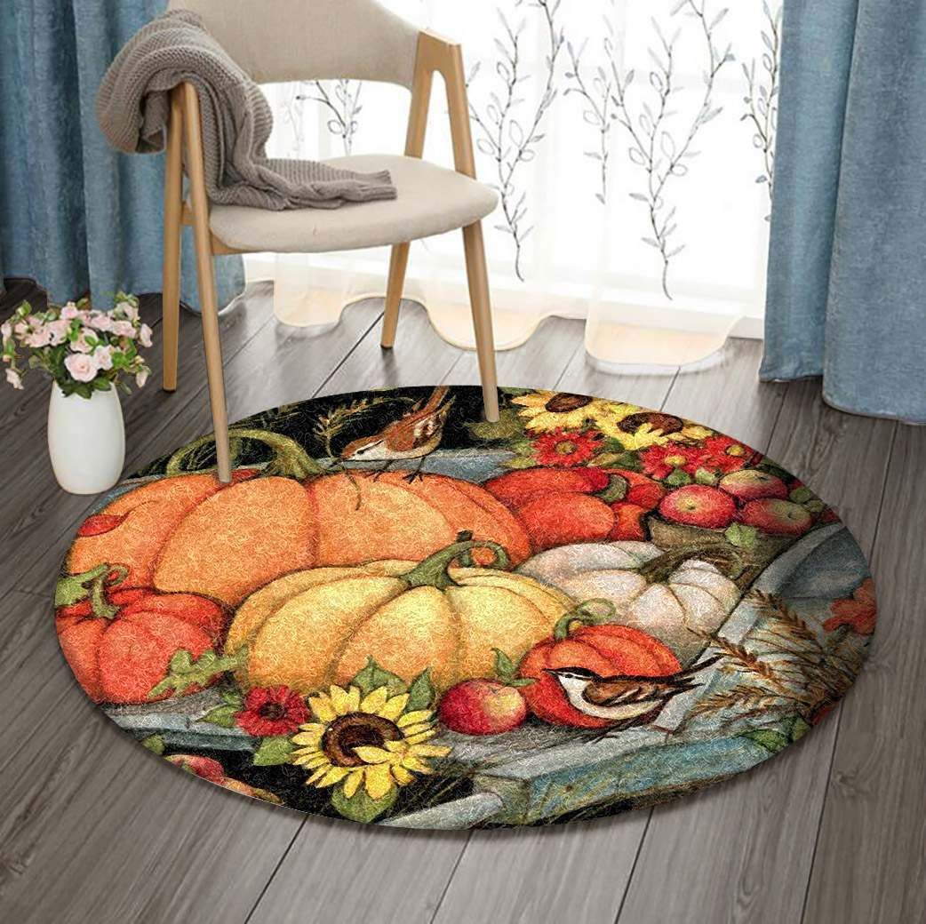 Harvest Round Carpet