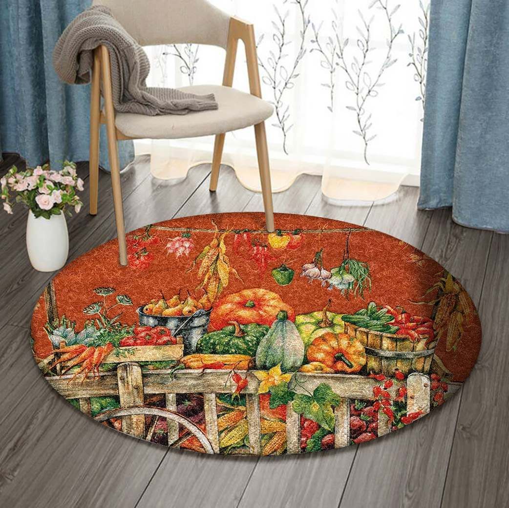 Harvest Round Carpet